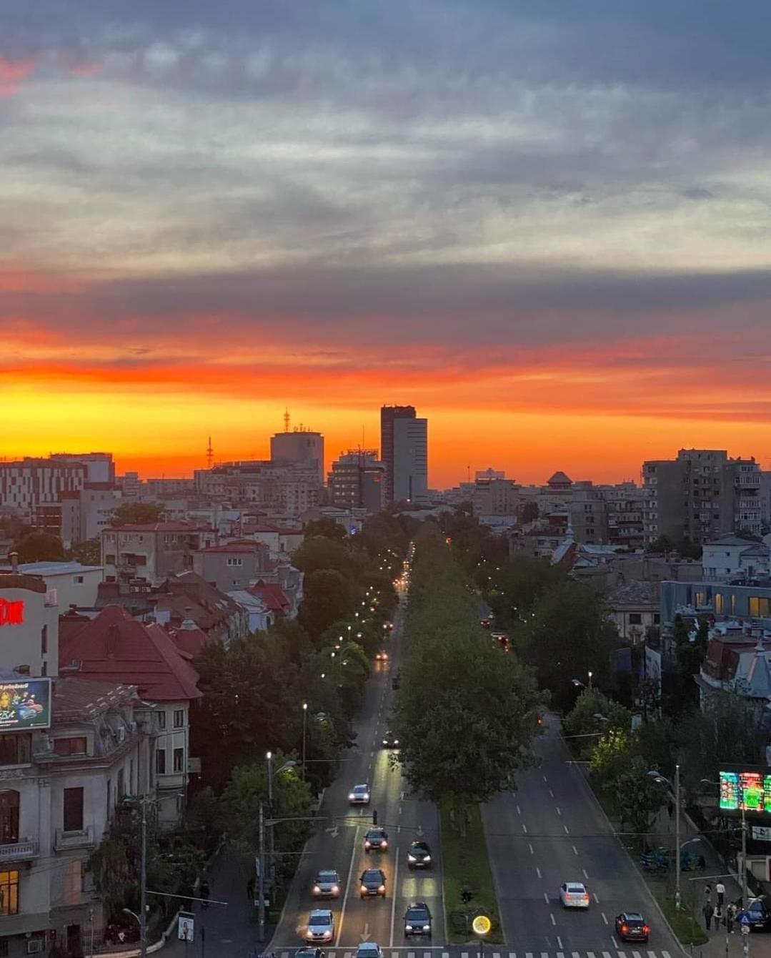 Golden Studio- Panoramic View With Terrace Bükreş Dış mekan fotoğraf